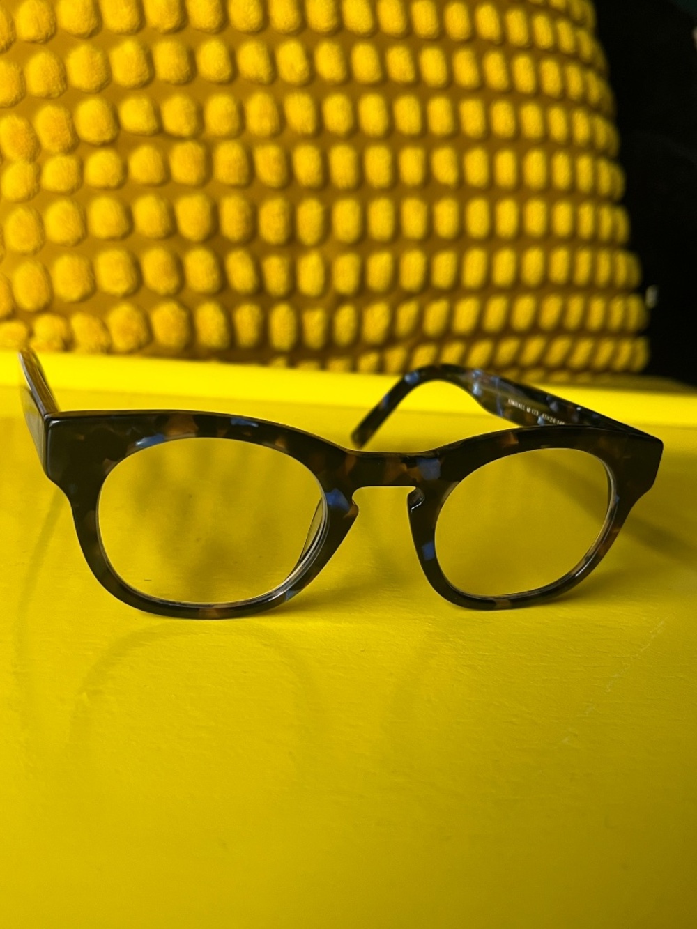 Warby Parker Kimball "Tanzanite Tortoise" Brown/Blue Tortoise Frames, Unisex - Picture 5 of 9